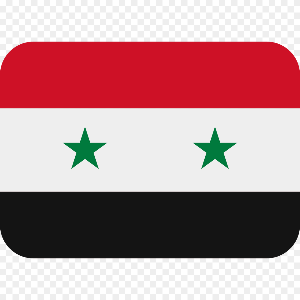 Syria Flag Emoji Clipart, Symbol, Star Symbol Free Png Download