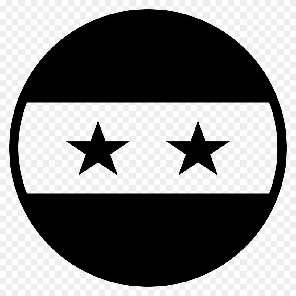 Syria Flag Emoji Clipart, Symbol, Star Symbol, Logo Free Png