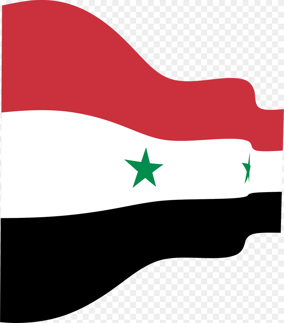 Syria Wavy Flag Clipart Free Png Download