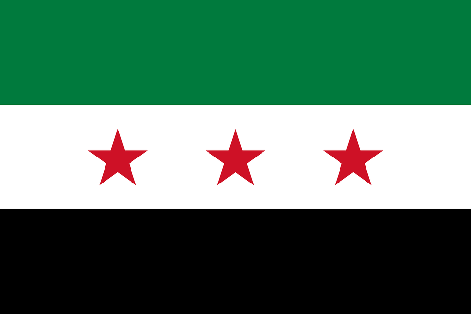 Syrian National Flag Clipart, Star Symbol, Symbol Free Png