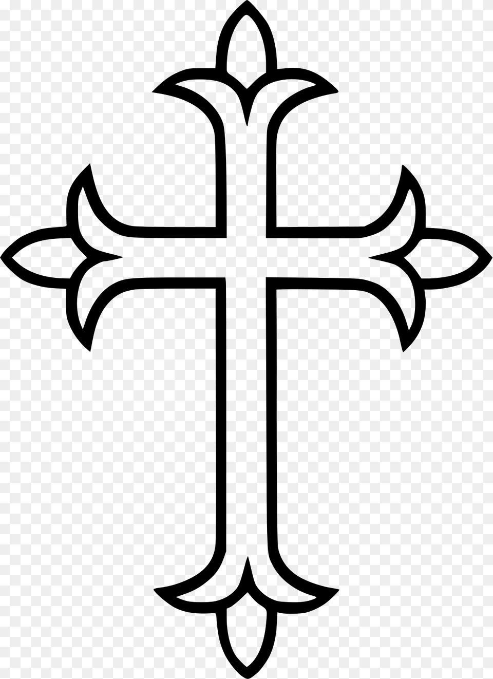 Syrian Orthodox Church Cross, Gray Free Transparent Png