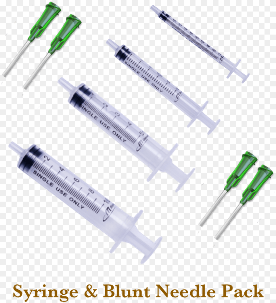 Syringe And Blunt Needle Pack Syringe 10ml Luer Slip, Injection, Blade, Dagger, Knife Free Png