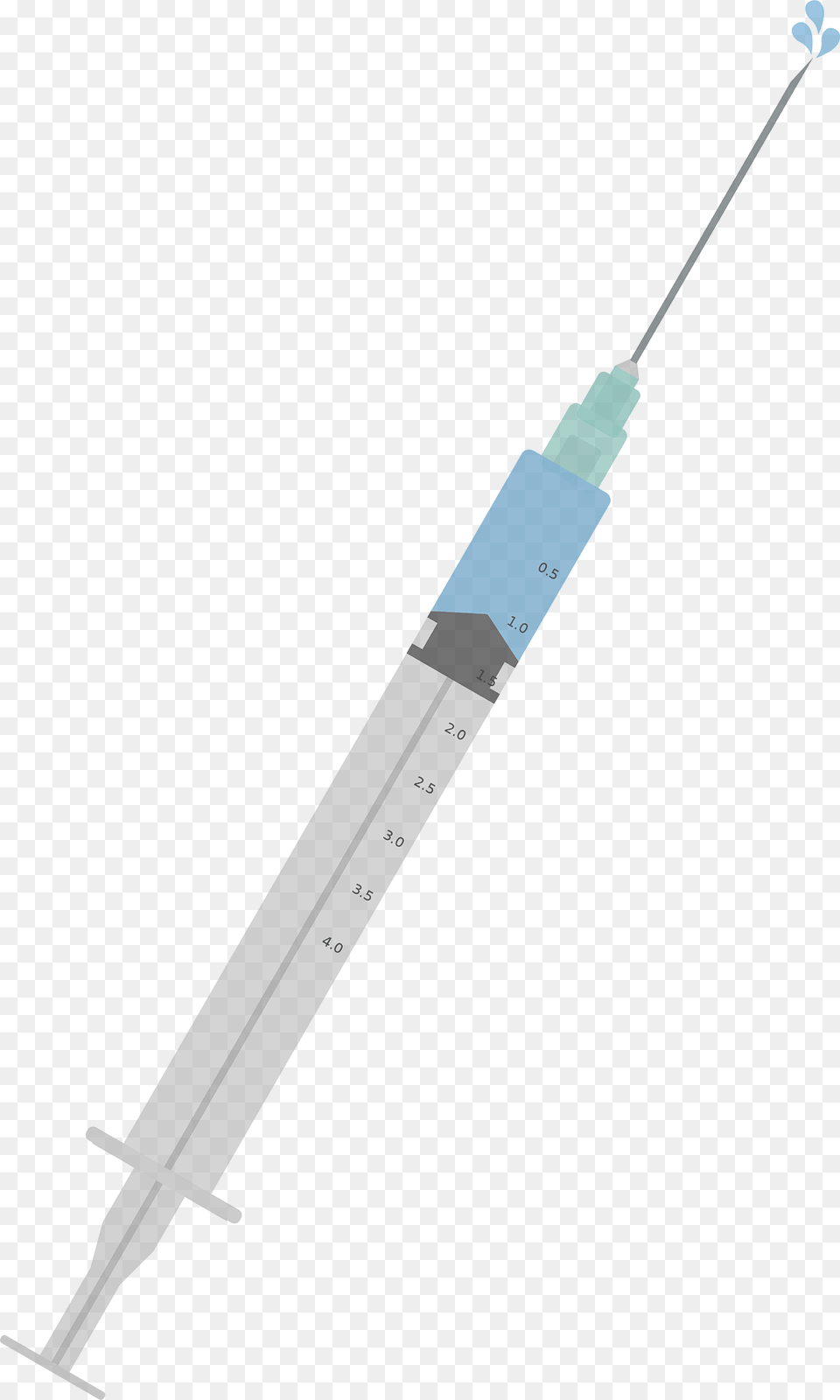 Syringe And Needle Clipart, Injection, Blade, Dagger, Knife Free Png