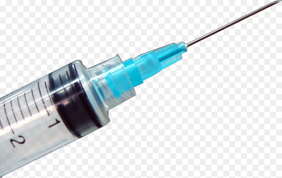 Syringe Blue Top, Injection Free Png Download