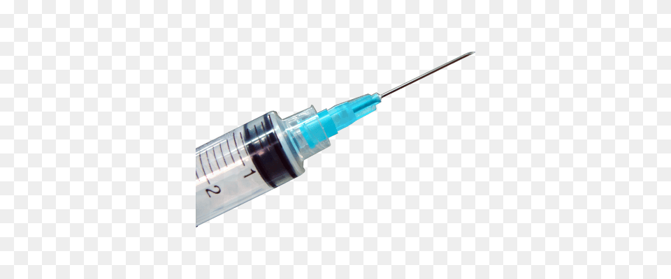 Syringe Blue Top Transparent, Injection, Device, Screwdriver, Tool Free Png