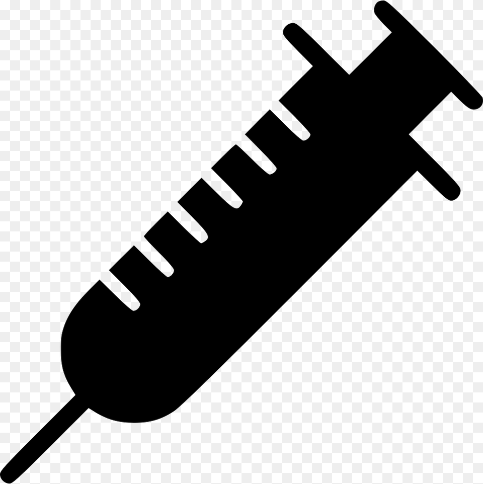 Syringe Icon, Stencil, Injection, Silhouette, Smoke Pipe Png Image
