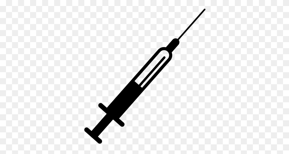 Syringe Icon With And Vector Format For Unlimited, Gray Png