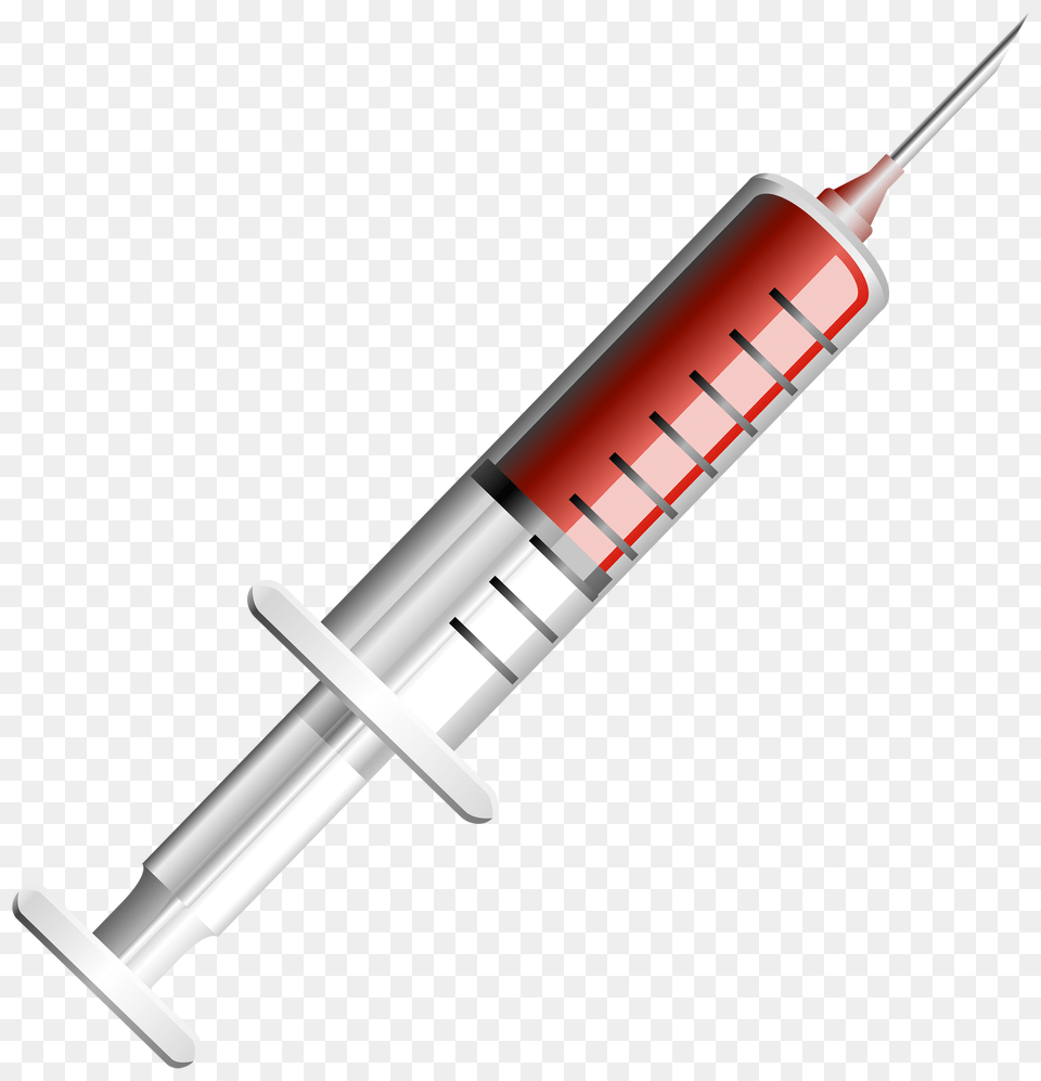 Syringe Illustration Red, Injection, Blade, Dagger, Knife Free Transparent Png