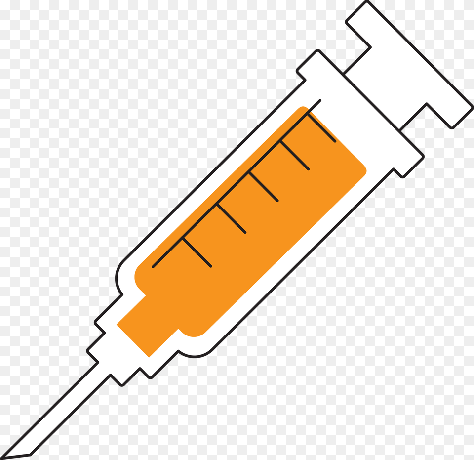 Syringe Injection Hypodermic Needle Clip Art Syringe Clipart, Chart, Plot, Bulldozer, Machine Free Png Download