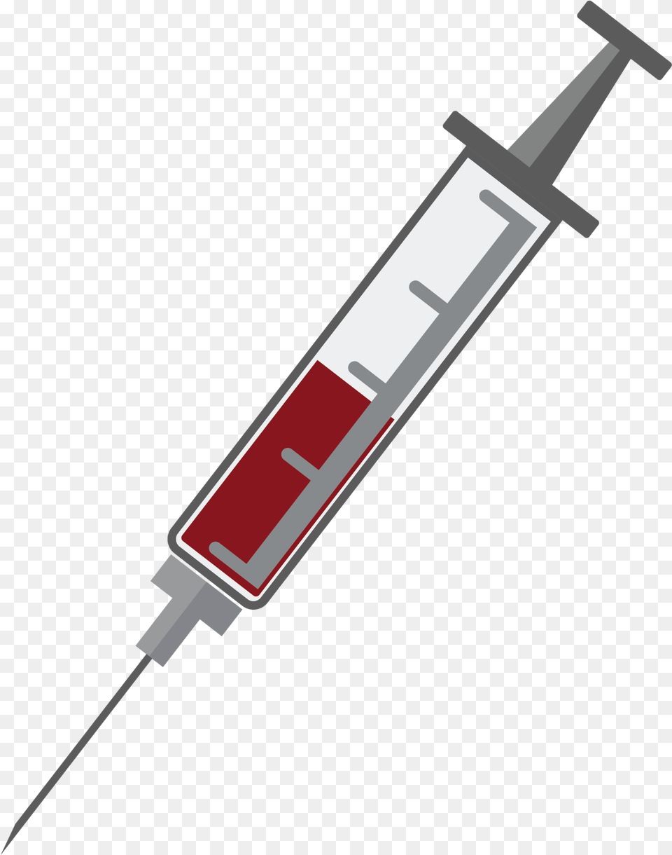 Syringe Injection Hypodermic Needle Gray Syringe Needle, Dynamite, Weapon Free Transparent Png