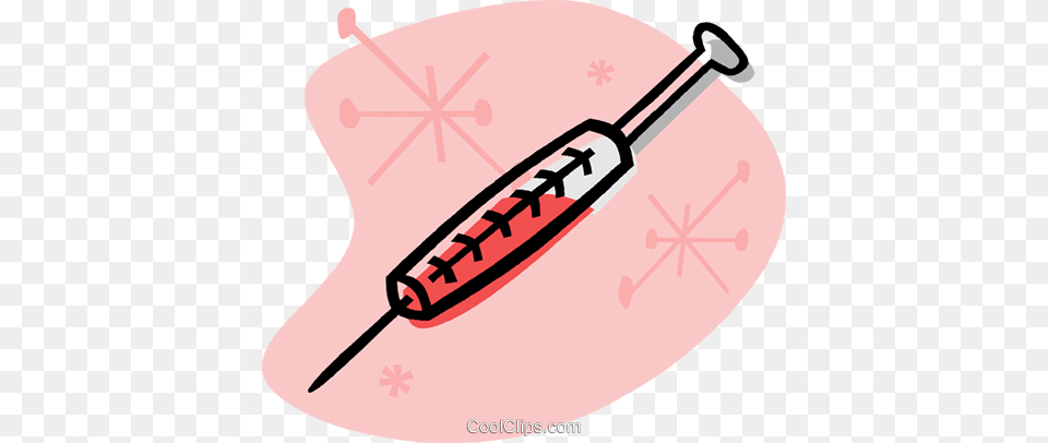 Syringe Royalty Vector Clip Art Illustration, Dynamite, Weapon, Injection Free Png Download