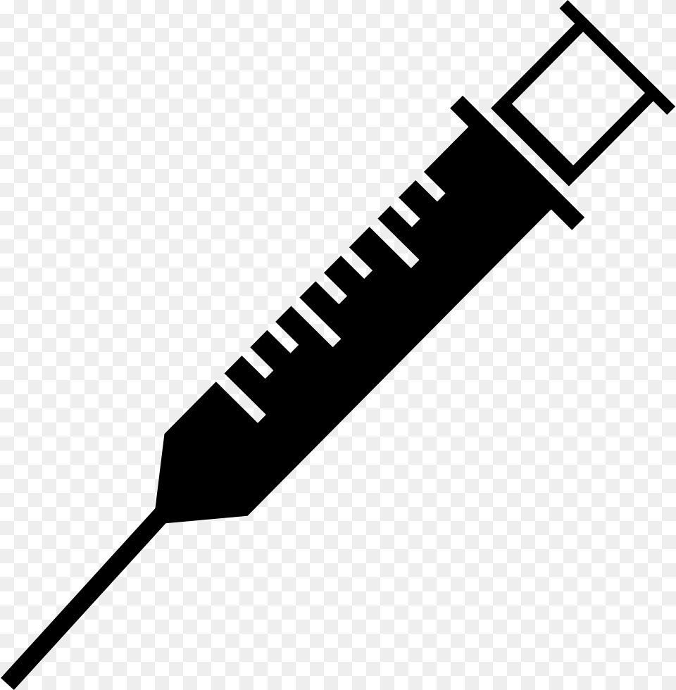 Syringe With Measure Marks Syringe Clipart, Injection Free Png Download