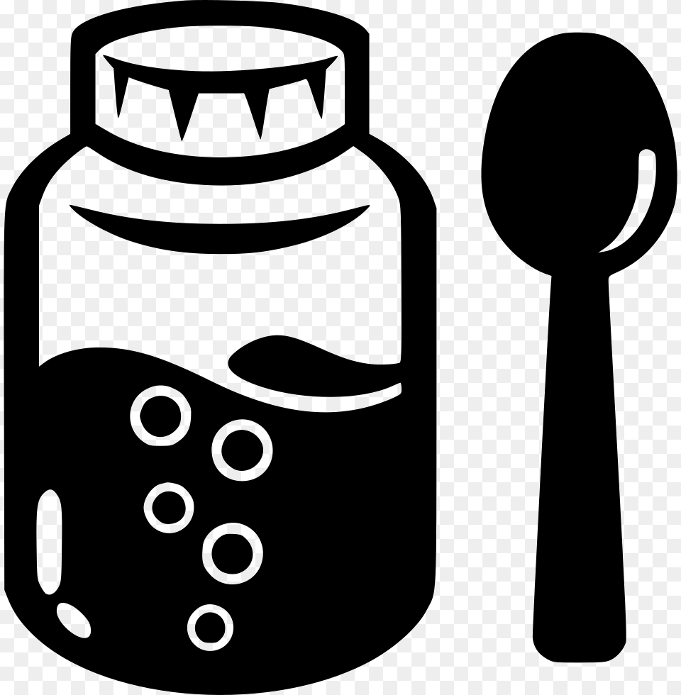 Syrup Clip Art, Cutlery, Jar, Spoon, Ammunition Free Png Download