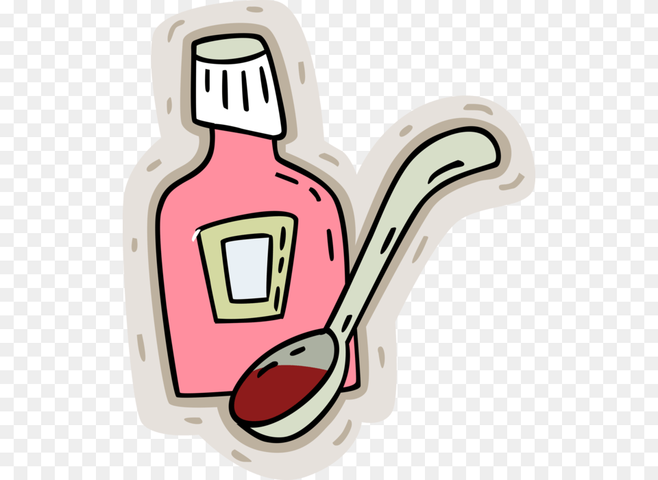 Syrup Clipart Medication Medicine Clip Art, Cutlery, Spoon, Ketchup, Food Png