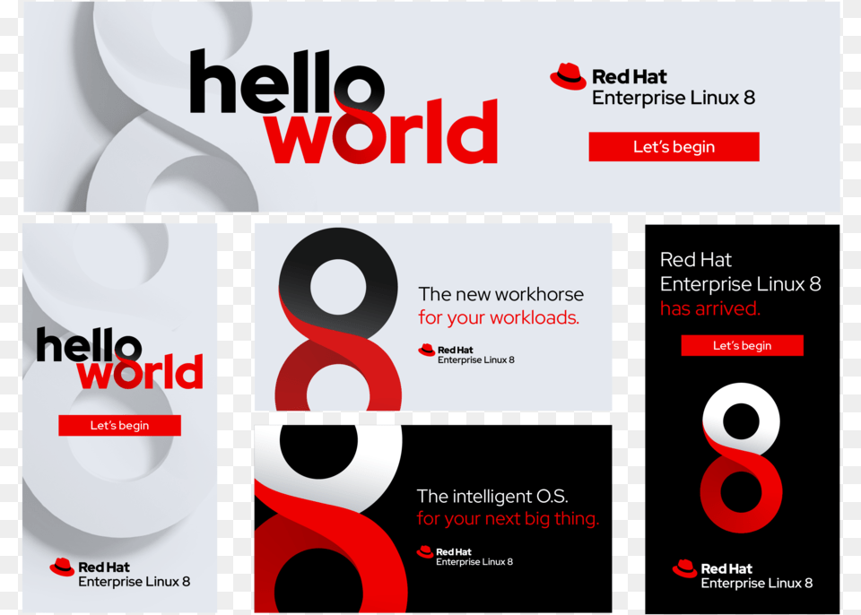 System Hello World Red Hat Enterprise Linux, Advertisement, Poster, Text, Business Card Free Png Download