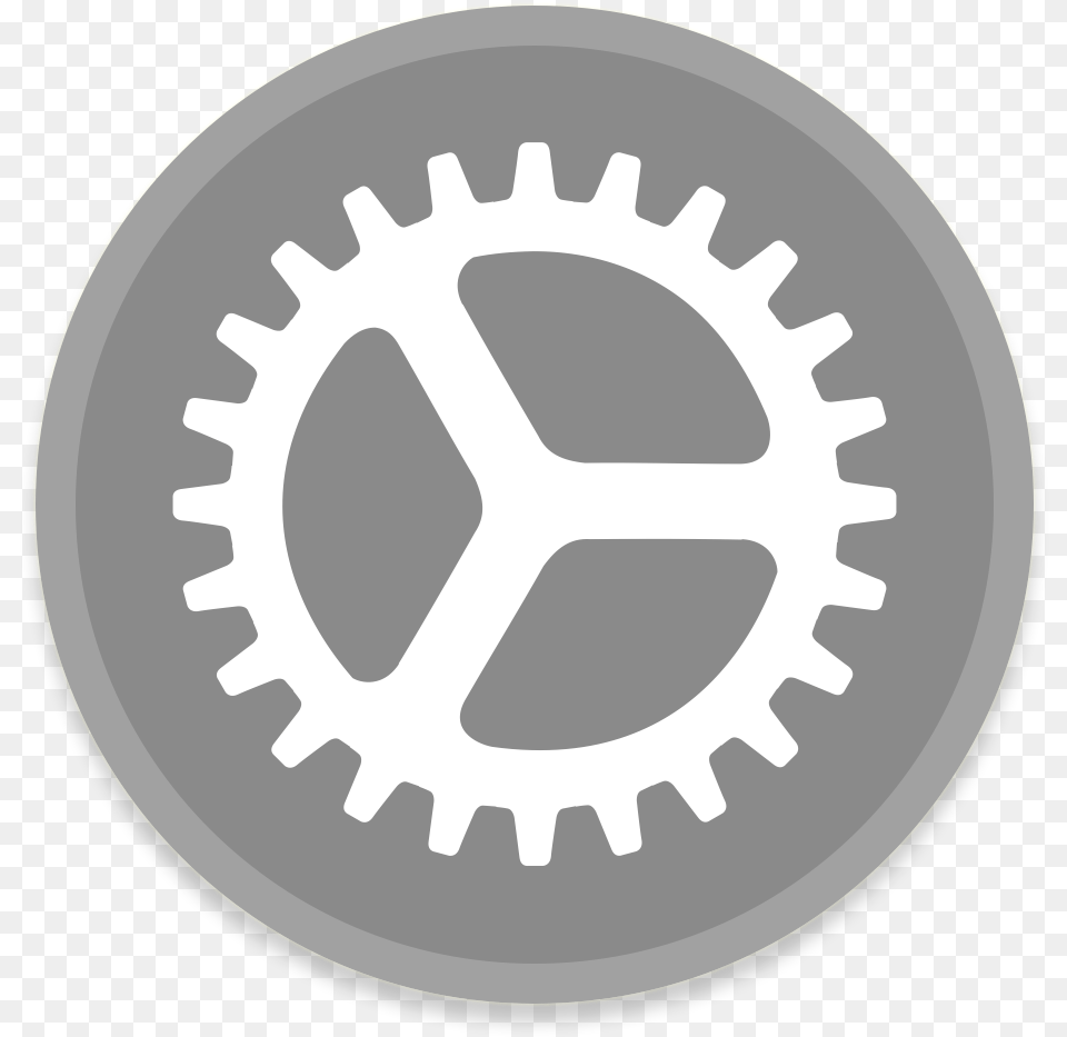 Systempreferences Icon Zwart Front, Machine, Gear Png