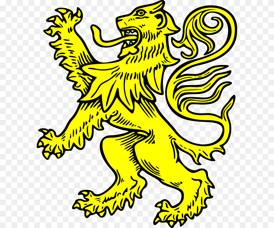 Szquirrel Lion Rampant, Animal, Dinosaur, Reptile Png Image