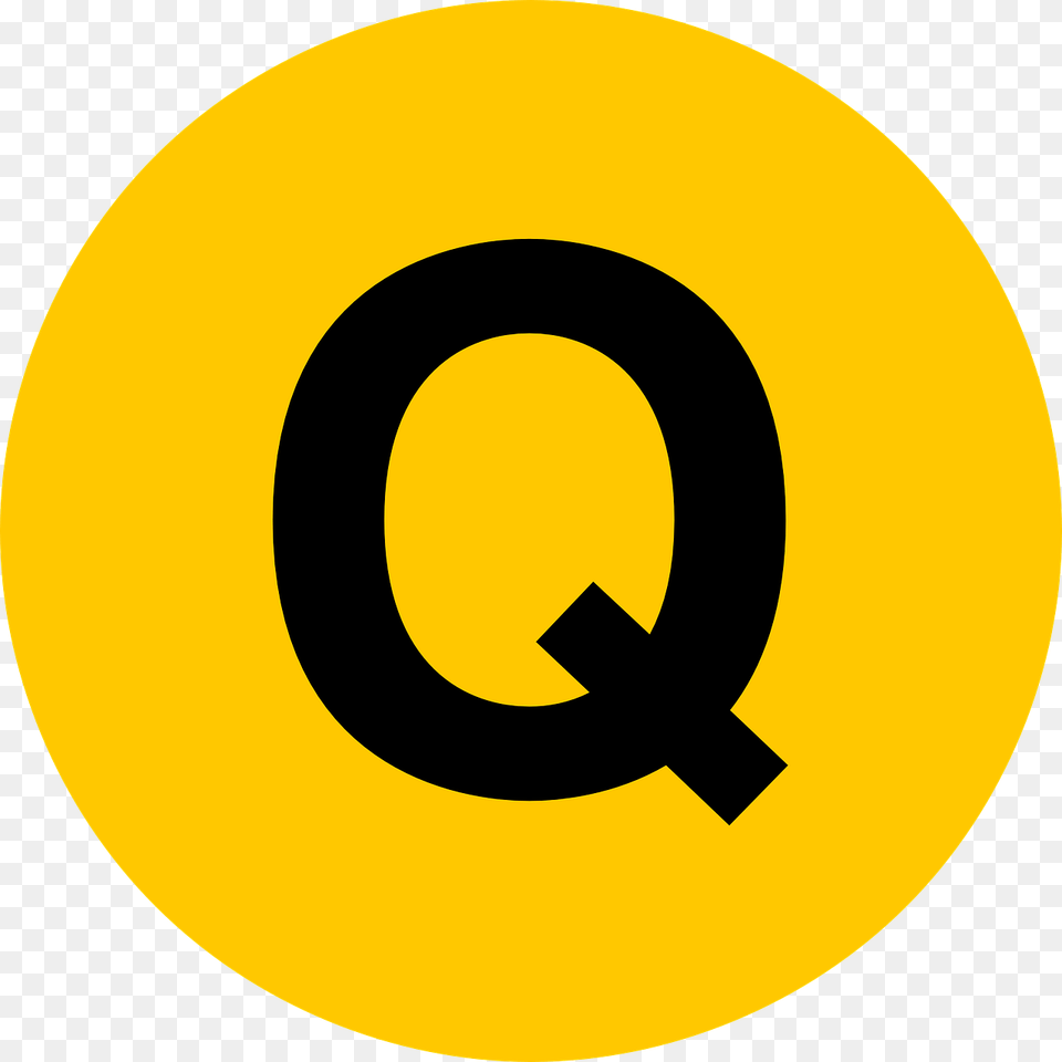 T Question 2 Q Train Icon, Symbol, Sign, Disk, Text Png Image