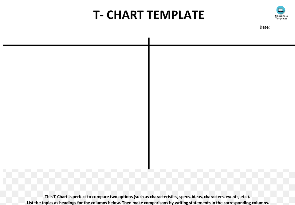 T Chart Example Main Call Sheet Template, Page, Text Free Transparent Png