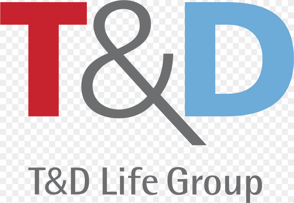 T D Life Group Logo Transparent Graphic Sign, Alphabet, Ampersand, Symbol, Text Png