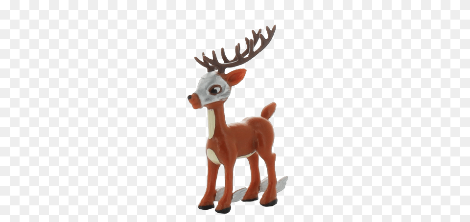 T E A M Rudolph Mini Figure Dasher Rudolph, Animal, Deer, Figurine, Mammal Free Png