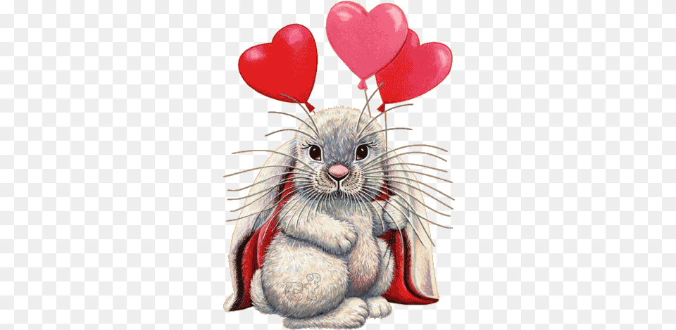 T Eres Mi Amor Verdadero Feliz Jenny Dios Te Bendiga, Balloon, Animal, Mammal, Rabbit Png