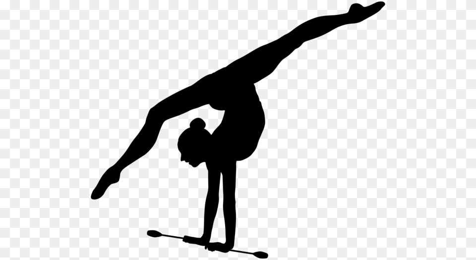 T In Gymnastics, Gray Free Png