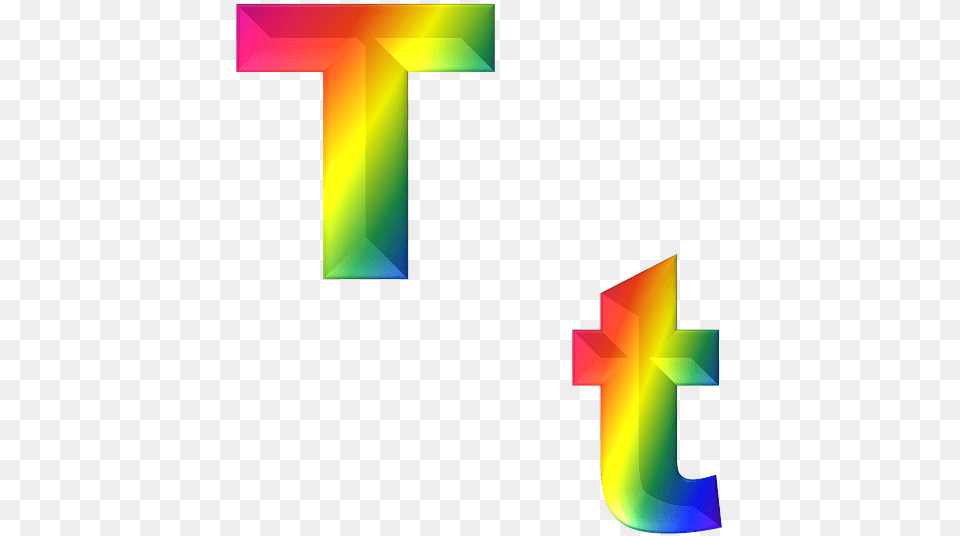 T Letter Rainbow, Art, Graphics, Text, Symbol Png Image