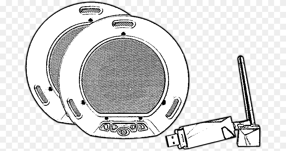 T Pod Audio Solutions For Video Conferencing Laiatech Dot, Electronics, Speaker, Machine, Wheel Png Image