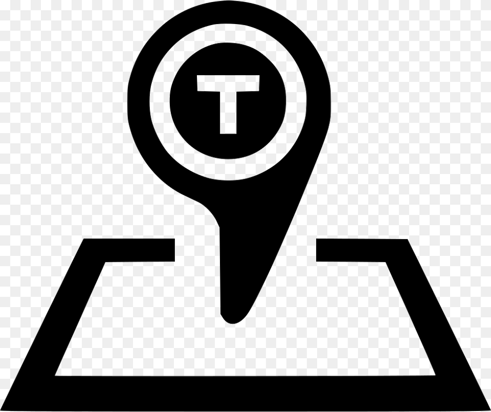 T Pointer Map Location Comments Icon, Sign, Symbol, Stencil, Gas Pump Png