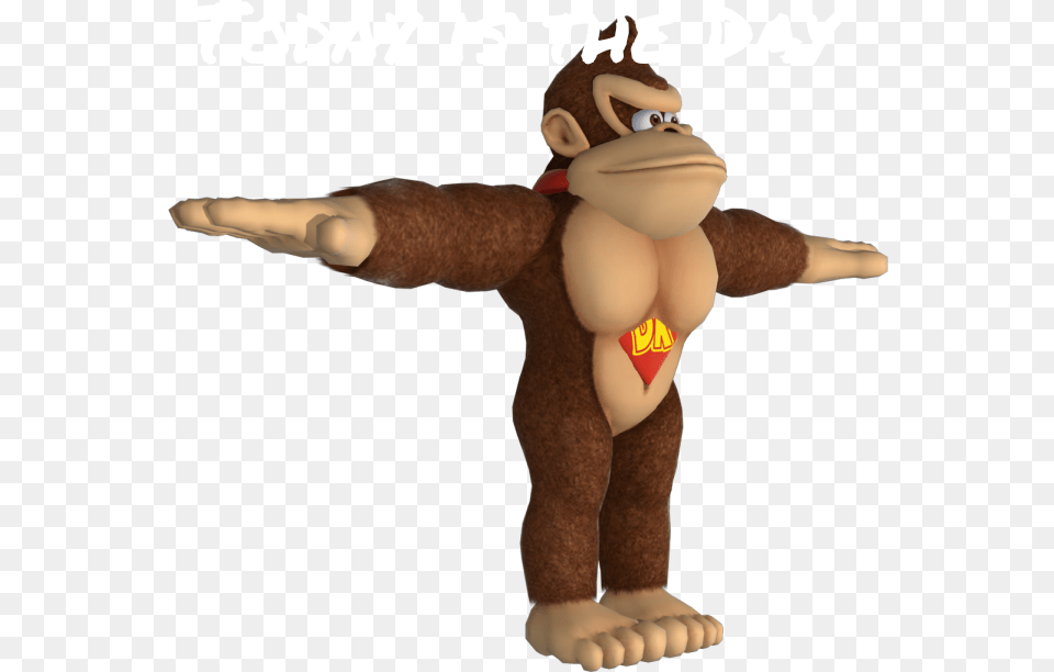T Pose Donkey Kong, Baby, Person Free Transparent Png