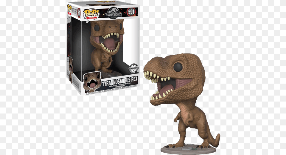 T Rex 10quot Pop Vinyl Figure Funko Pop T Rex 10 Inch, Animal, Dinosaur, Reptile, T-rex Free Png Download