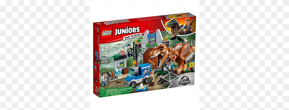 T Rex Breakout Lego Junior Jurassic World Free Png