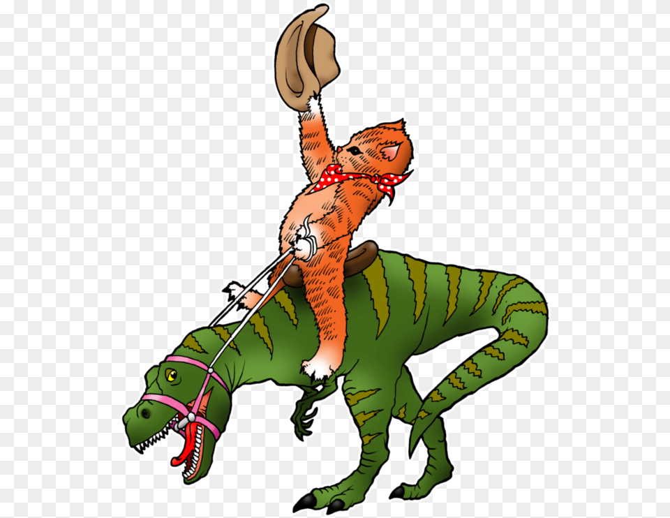 T Rex Rodeo Kitten, Animal, Dinosaur, Reptile, Baby Png