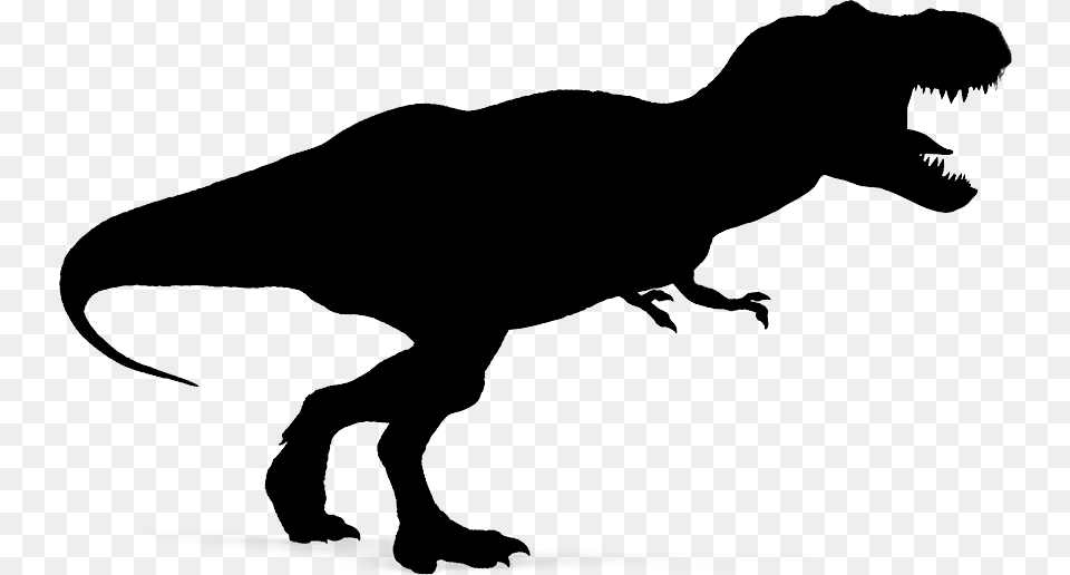 T Rex Silhouette, Cross, Symbol Free Png Download