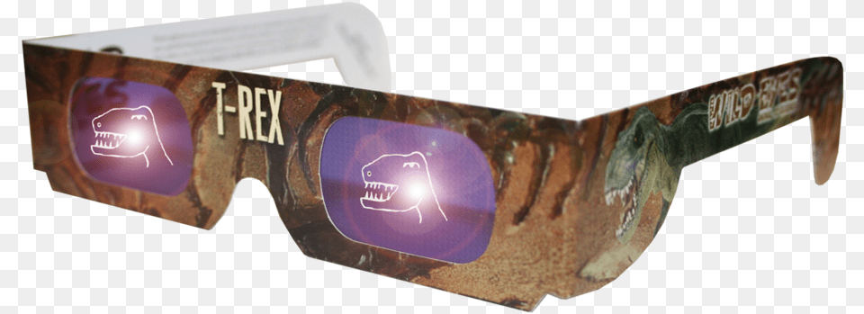 T Rex Wild Eyes Holographic T Rex Wild Eyes 3d Animal Glasses, Accessories, Sunglasses Png