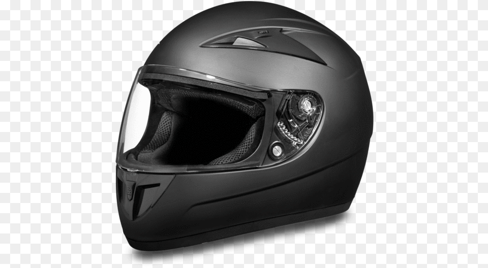 T Shadow Dull Black Helmetclass Motorcycle Helmet, Crash Helmet Free Png Download