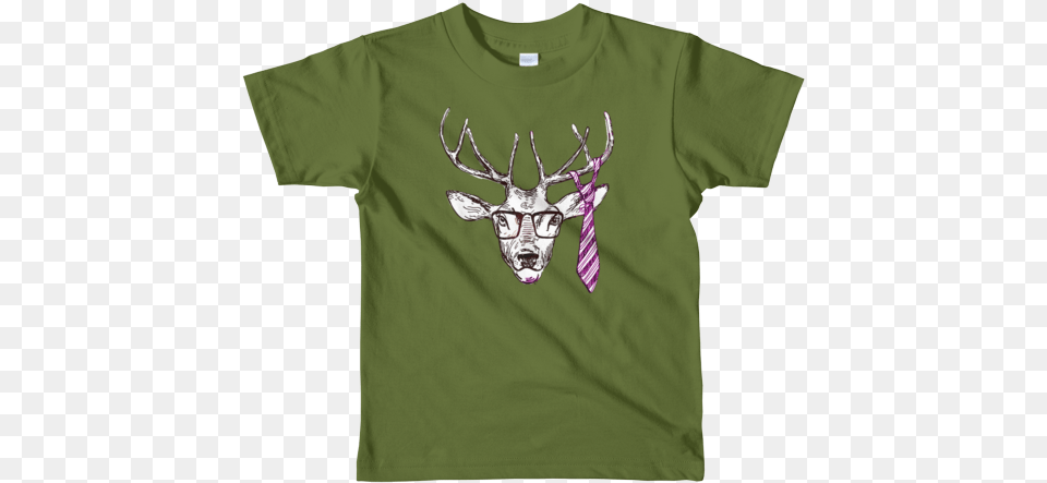 T Shirt, Clothing, T-shirt, Animal, Deer Png