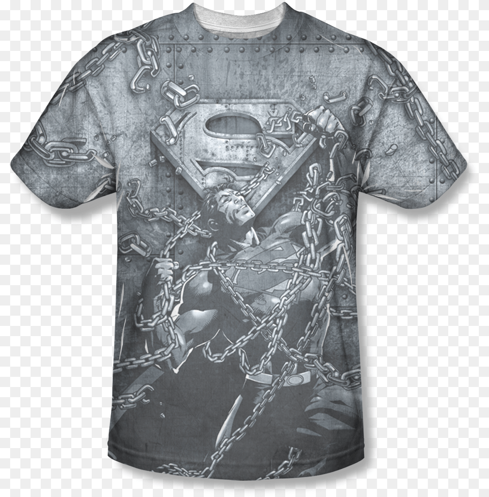 T Shirt All Over Superman, Clothing, T-shirt, Adult, Male Free Png Download