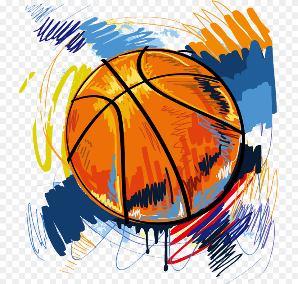 T Shirt Basketball Graffiti Illustration Clipart Full Size, Art Free Png Download
