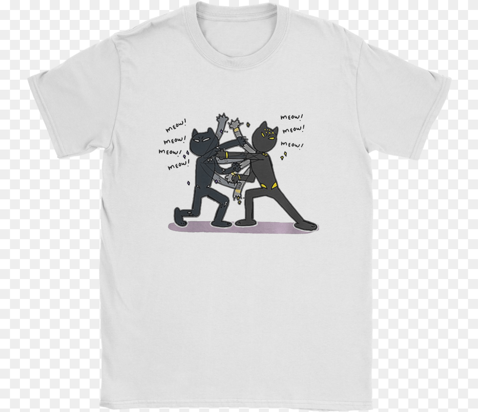 T Shirt Black Panther Funny, Clothing, T-shirt, People, Person Free Png Download