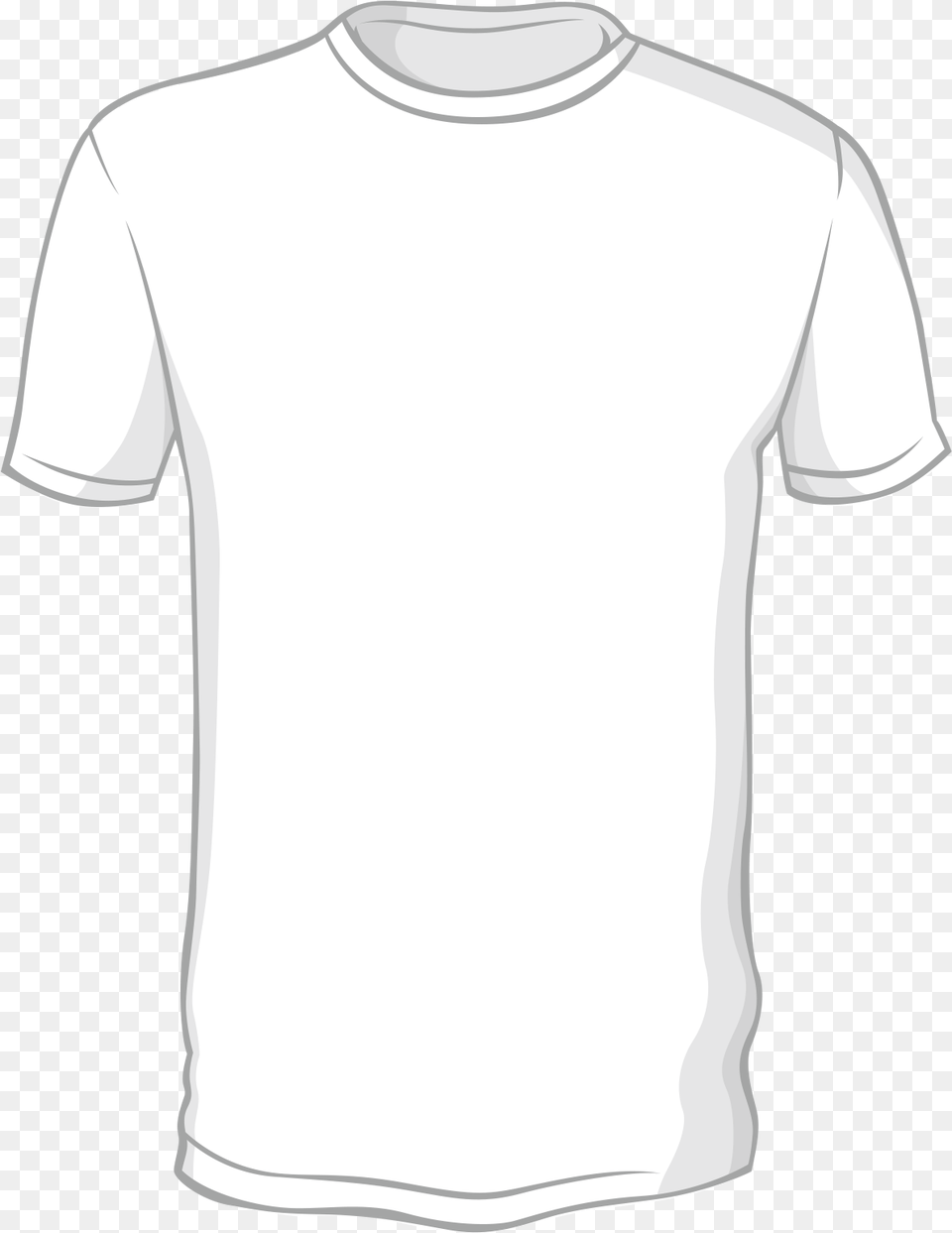 T Shirt Blanc Fond Clothing, T-shirt Free Transparent Png