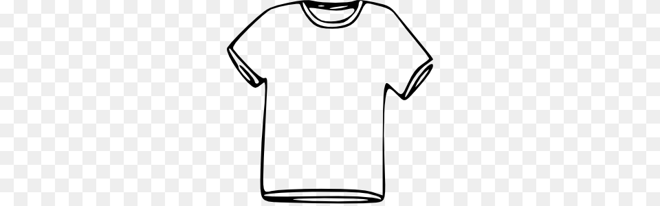 T Shirt Cartoon Cliparts, Gray Png Image