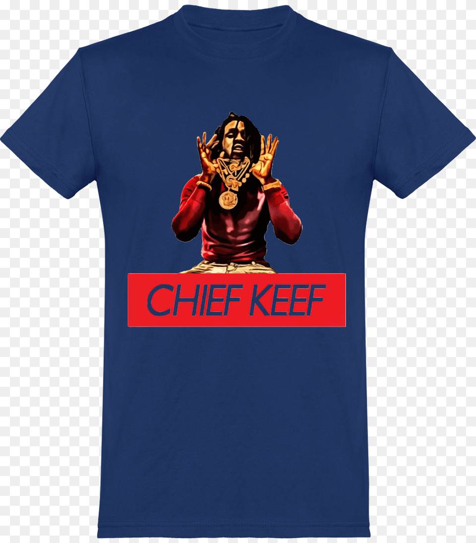 T Shirt Chief Keef, Clothing, T-shirt, Person, Face Free Transparent Png