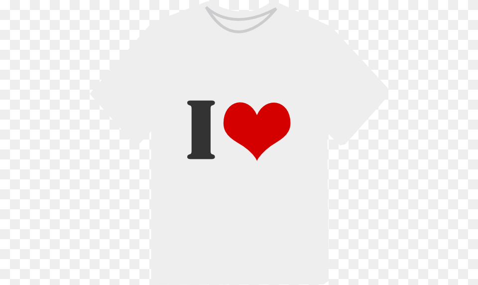 T Shirt Clip Arts Download, Clothing, T-shirt, Heart, Symbol Free Png