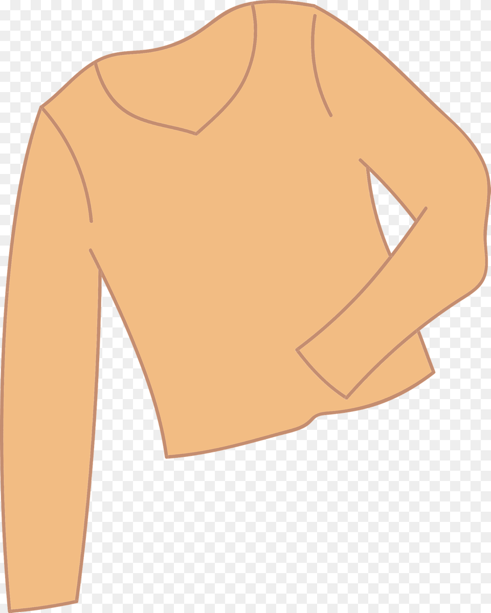 T Shirt Clipart, Clothing, Long Sleeve, Sleeve, Knitwear Png Image