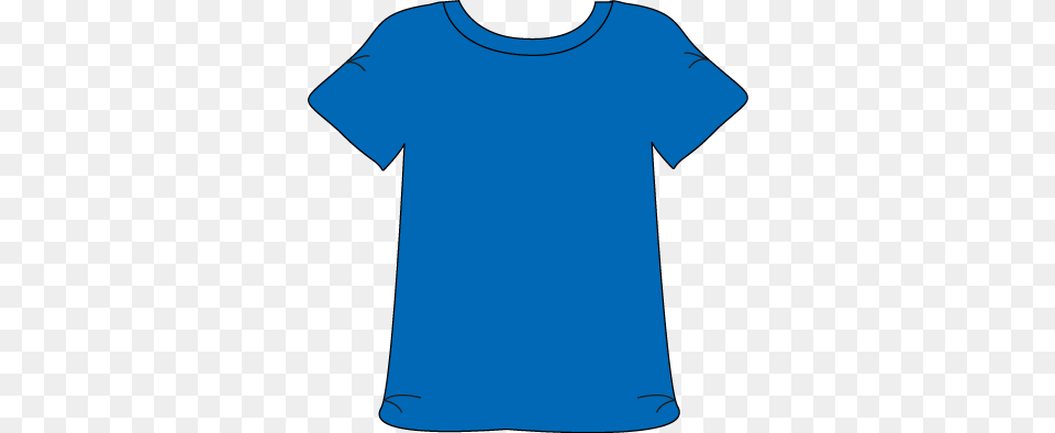 T Shirt Clipart Blue T Shirt Cartoon, Clothing, T-shirt Free Transparent Png