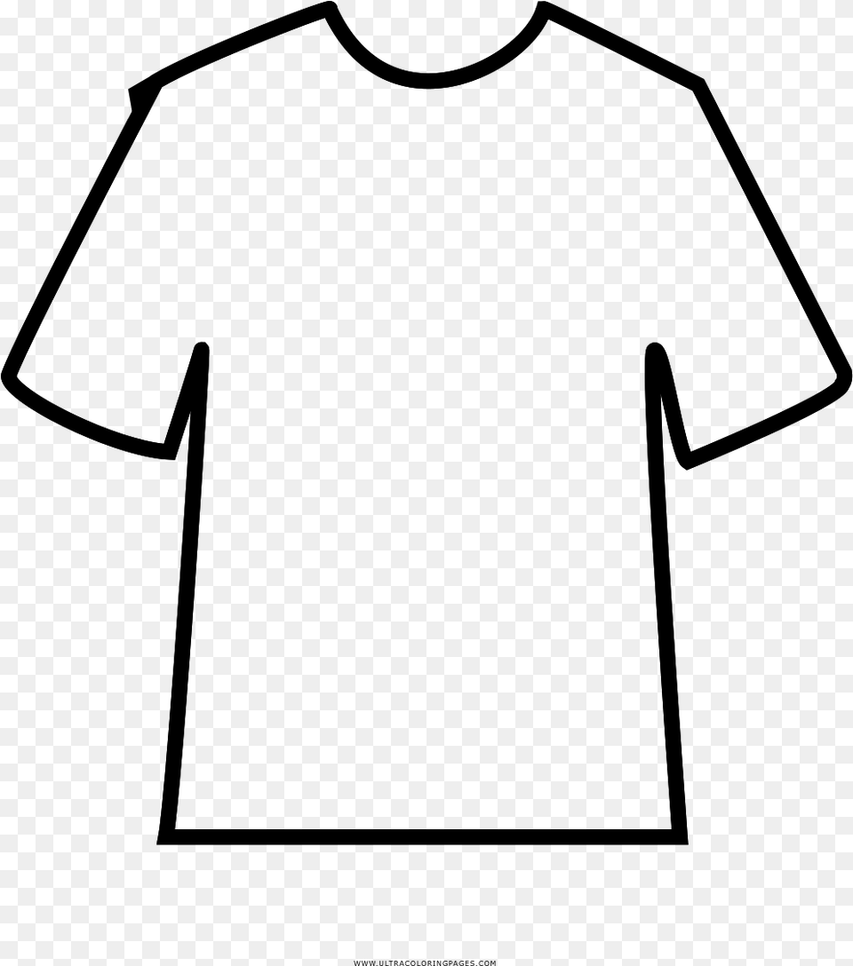 T Shirt Coloring, Gray Free Png