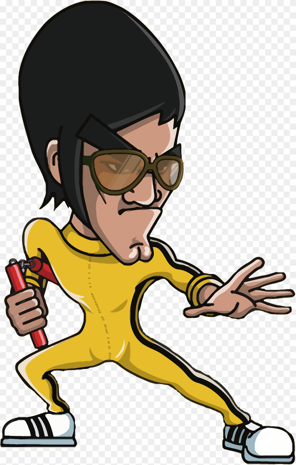 T Shirt Costume Kung Fu Cartoon Cosplay, Person, Finger, Body Part, Hand Free Transparent Png
