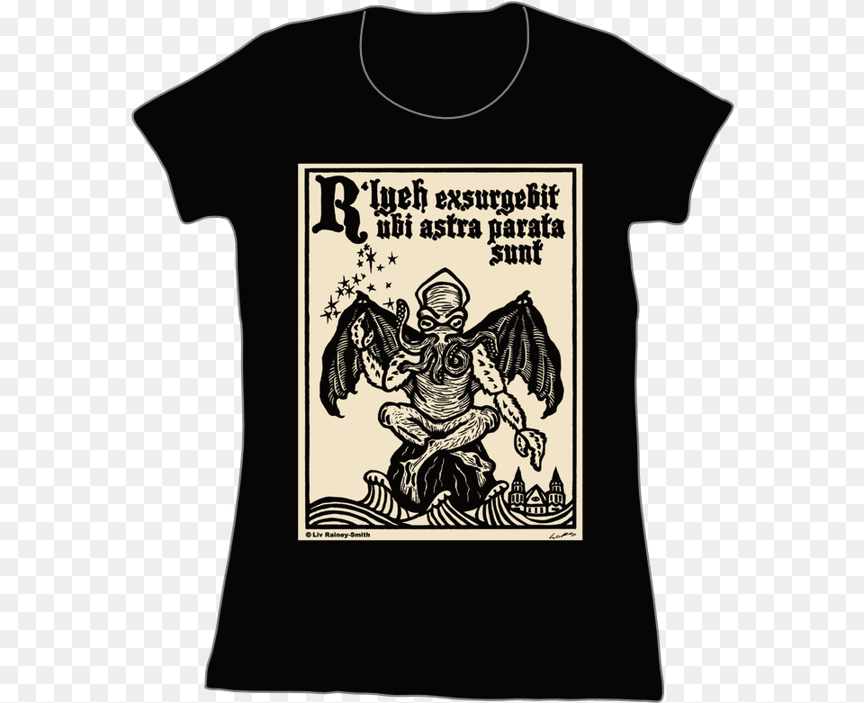 T Shirt Cthulhu, Clothing, T-shirt, Baby, Book Png